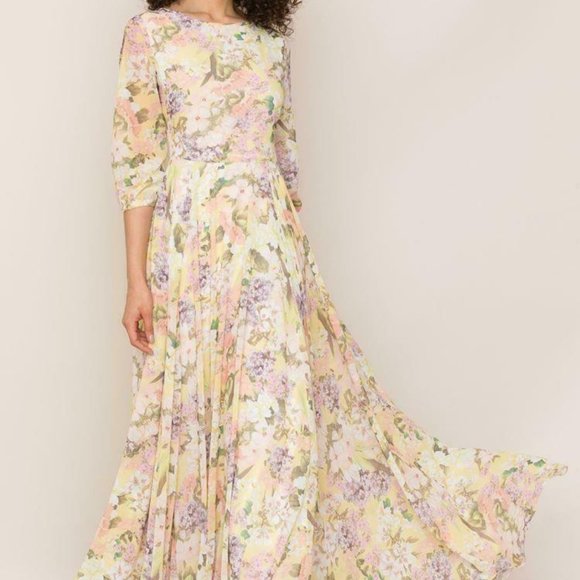 NWT $258 Yumi Kim Woodstock Maxi Dress Garden - Picture 1 of 3